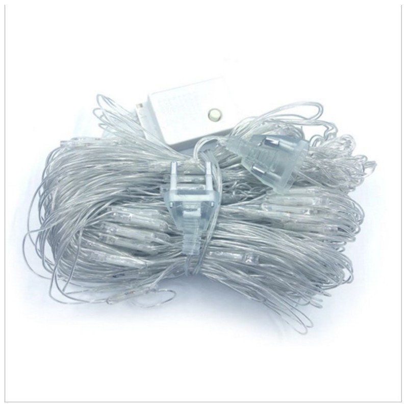 LED mesh lights, outdoor waterproof fishing net lights, low-voltage mesh flashing starry sky LED light string, Christmas tree decorative lights