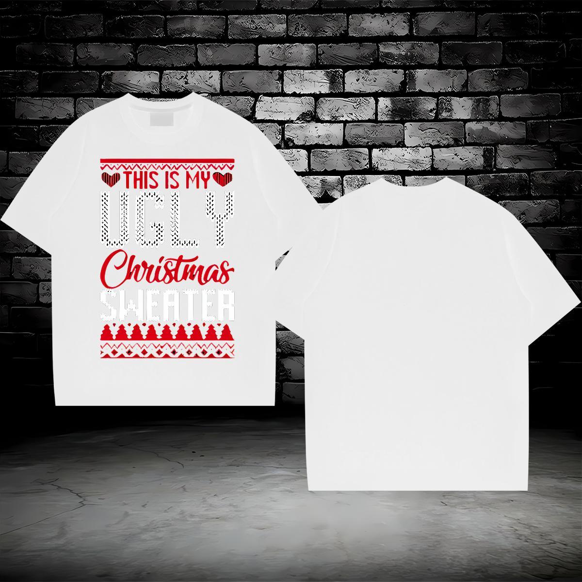 Classic Casual T shirt letter Wear 230g 100% Cotton Home Outdoor Popular DIY Logo Oversized Breathable Soft Couples T Shirts