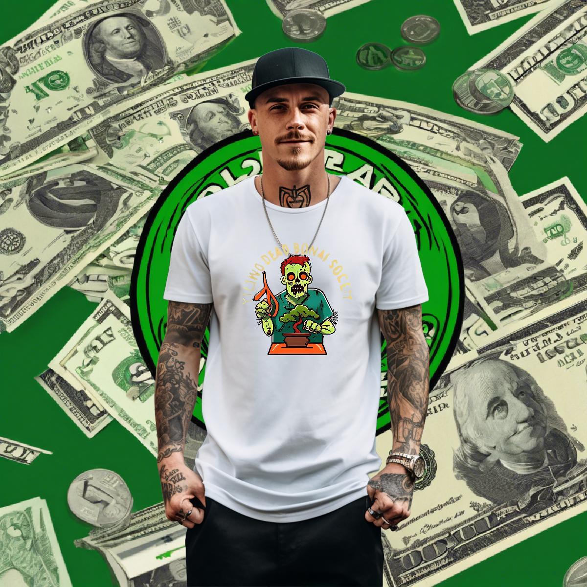 New Designer Men T Shirts skull Tops Shirt 100% Cotton 230g Casual Soft Floral Print Breathable Short Sleeve Men Tshirts
