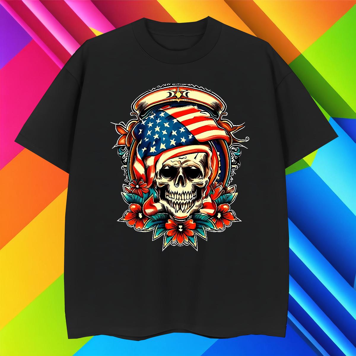 Unisex Man T Shirts DarkSister 100% Cotton 230g High Street Hip Hop Short Sleeve Soft Men Tshirts Designer Fashion Oversized 3XL 4XL Tops