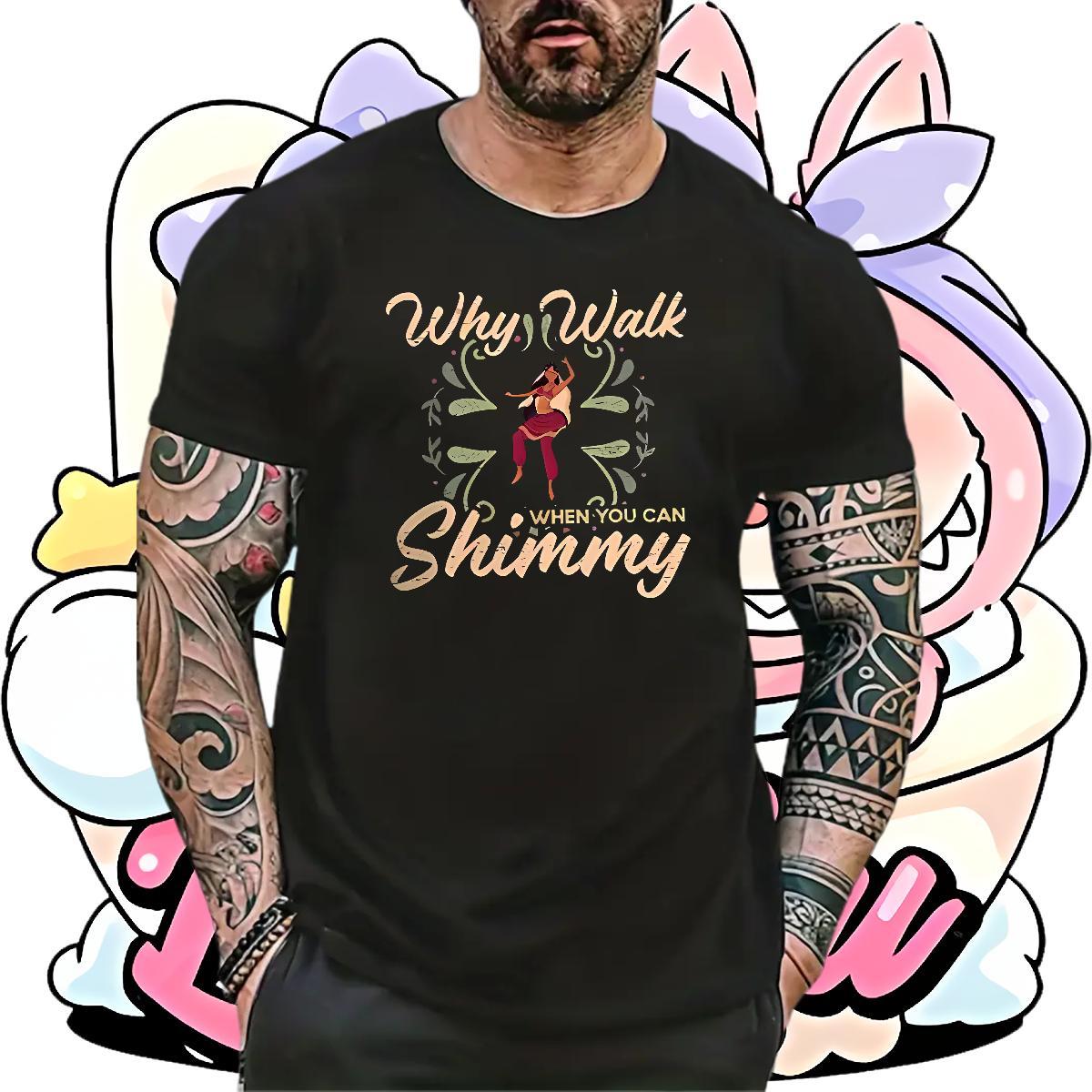 Custom T shirt dancing Clothings 230g Cotton Anime Printing Street Cool Design Cartoon Printing L-4XL Short Sleeve Soft Men Clothes T-Shirt