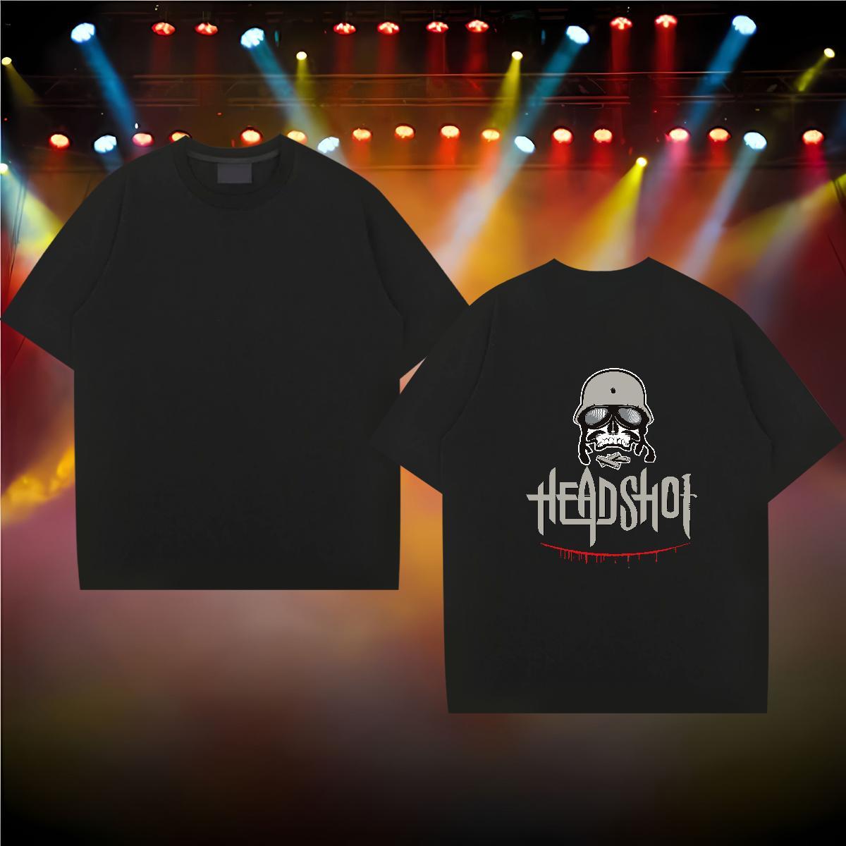 2024 Mens T Shirts skull Tshirts 230g 100% Cotton Spring Summer Free Shipping Custom Print Oversized Breathable Crew Neck Men Tshirts