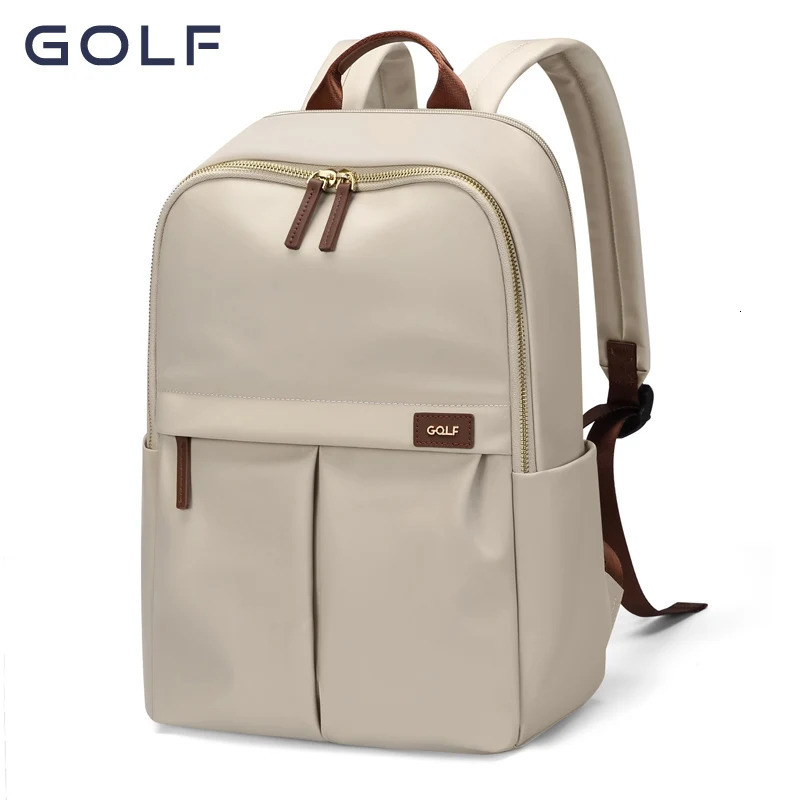 Golf Backpack Womens Simple Communicating Travel Computer Canvas Large Capacity Student 240807