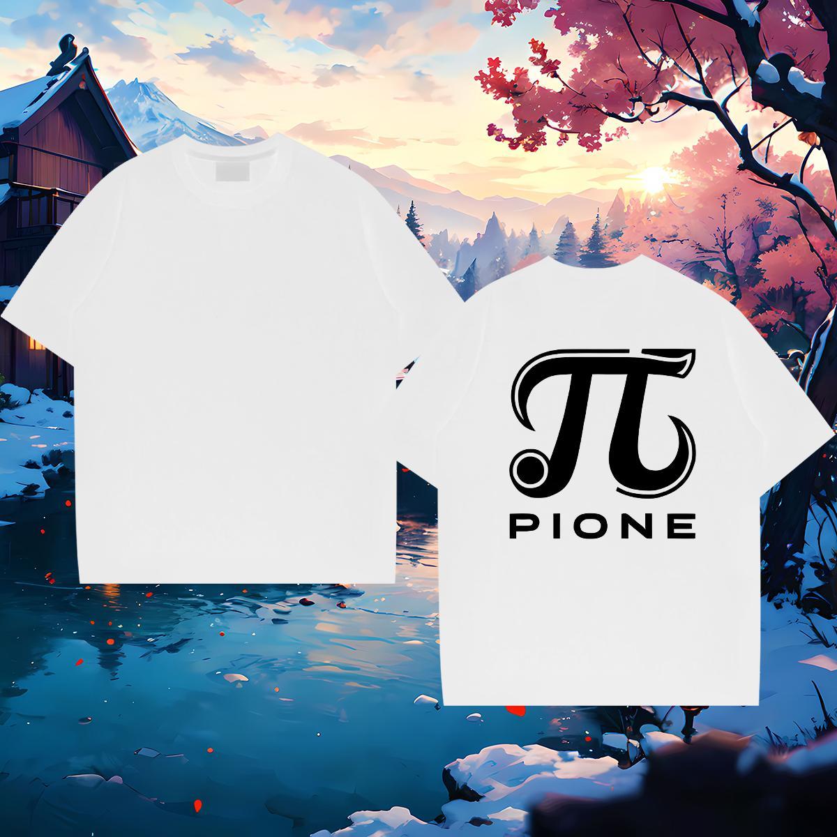 2024 New T shirt letter Clothings 230g Pure Cotton Casual High Quality Anime Crew Neck Men Tshirts