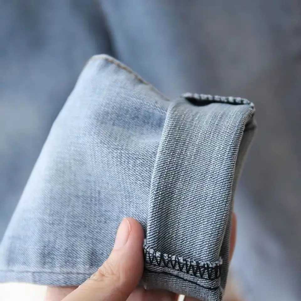 Jeans 2-10Y Kids Pants Big Boys Stretch Cowboy Long Jeans 2024 Spring Girl Children Korean Pencil Leggings Autumn Casual Denim Trouser