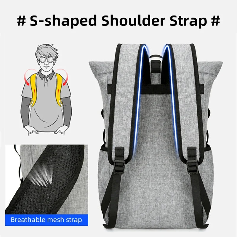 Climbing Camping Outdoor Bag Travel Backpack Mens Sports Folding Hiking Shoulder 240807