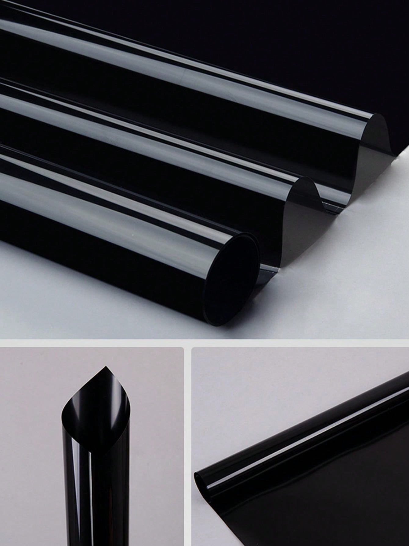 Car glass solar film sunscreen heat insulation film car window film anti-wear black film explosion-proof solar film free film sticking tool 50cm*300cm