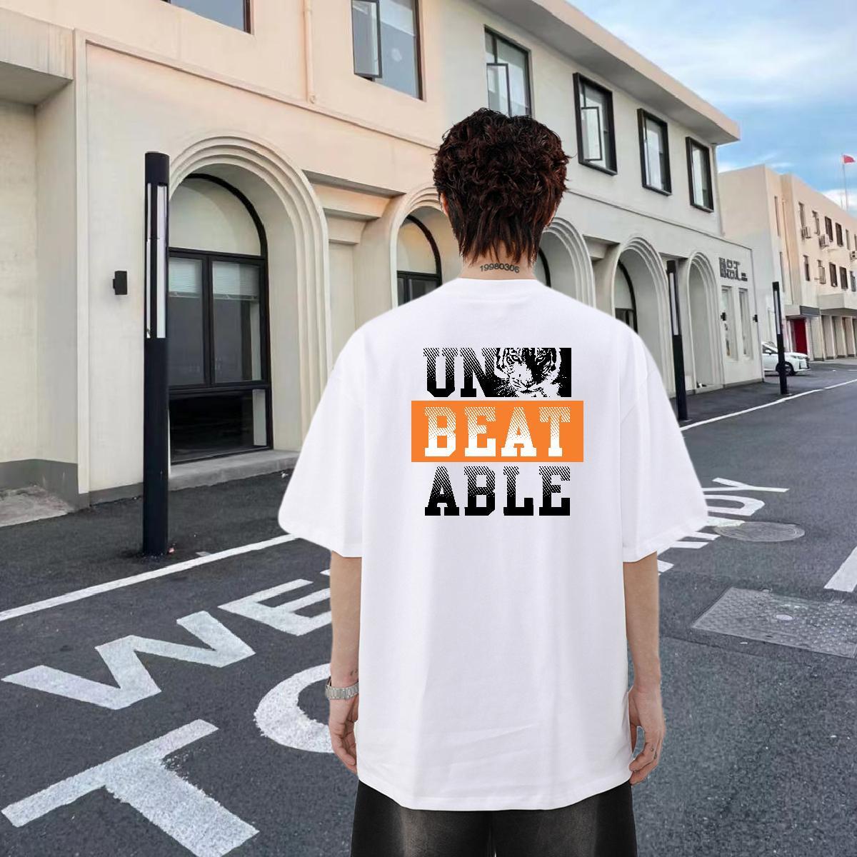 2024 Designer T-Shirts for Men letter Tshirts 230g 100% Cotton Daily Wear Cool Asian Size Breathable Men Tees