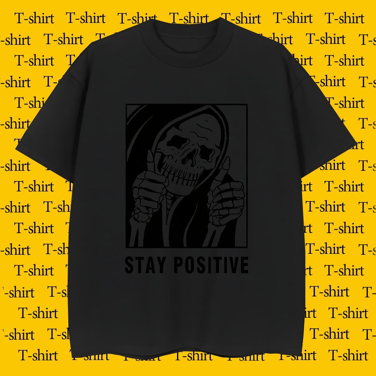 Customized T Shirt For Man skull Clothings 230g 100% Cotton Anime Printing Street Unisex Floral Print Breathable Soft Couples T Shirts