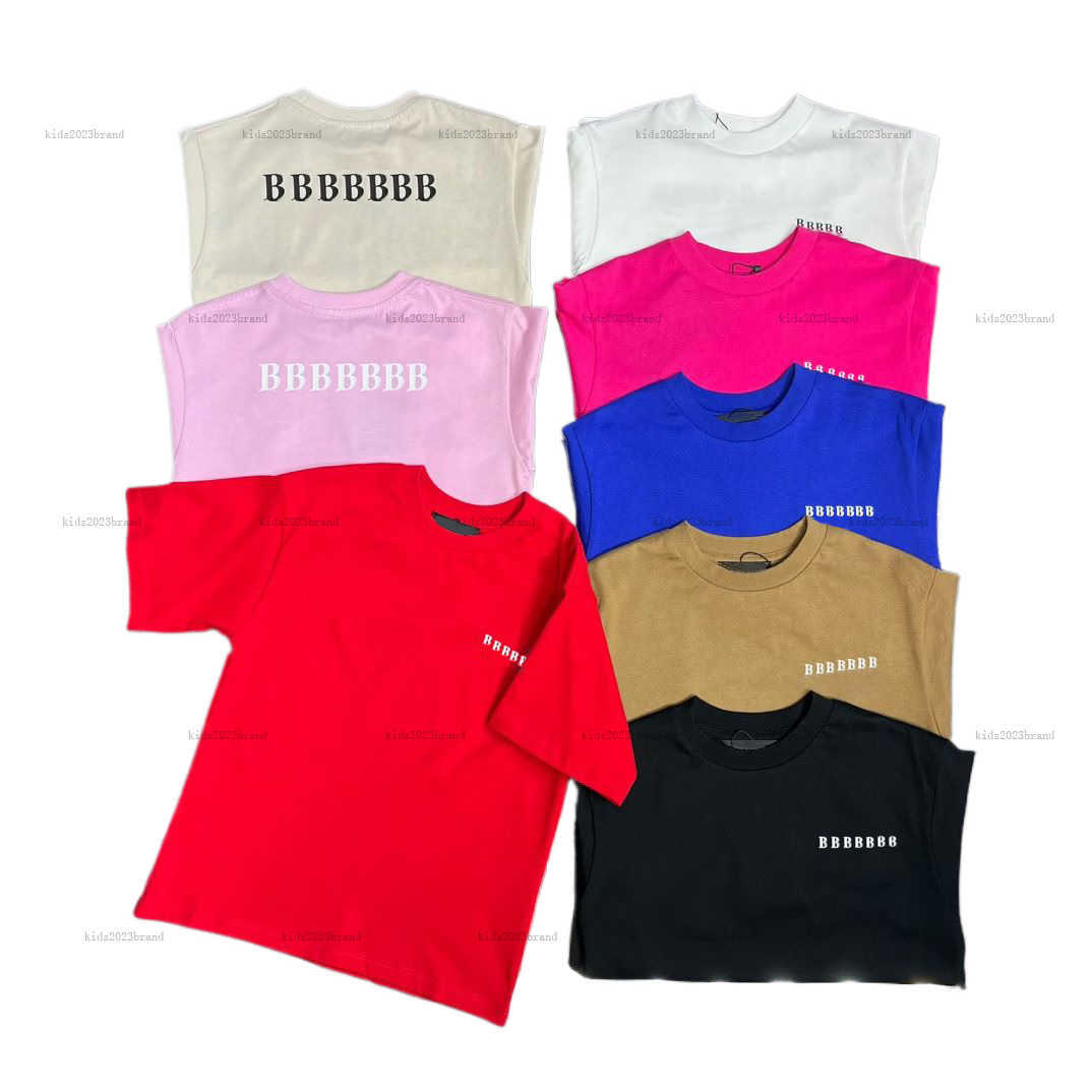 Nouveau bébé t-shirt Kids Designer Vêtements multi-couleurs Sélection garçons filles à manches courtes t-shirt 100-150 cm