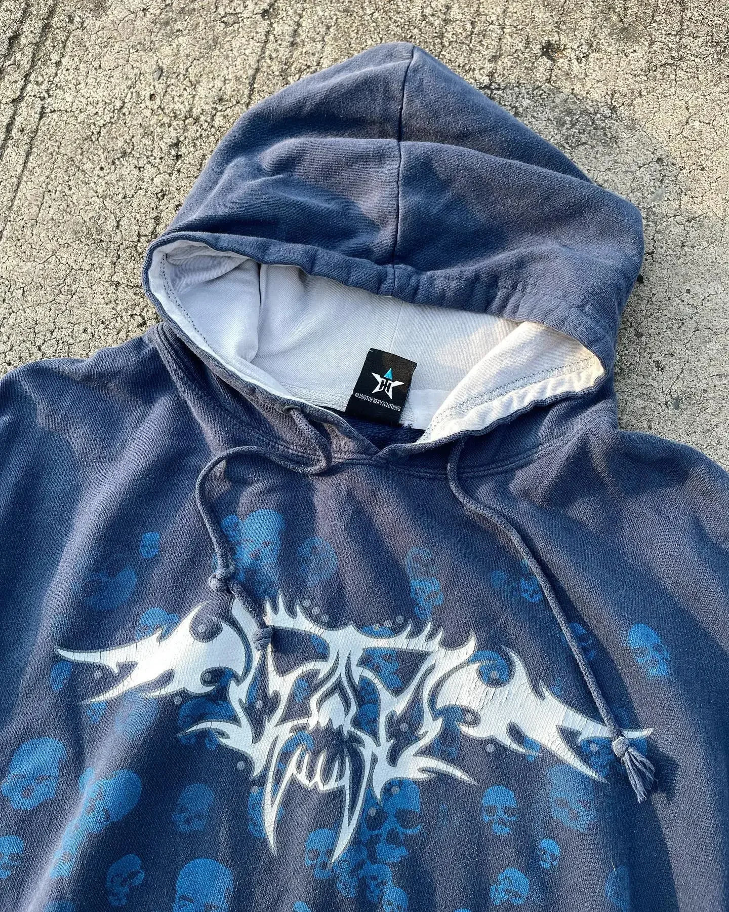 Street Gothic Print Hoodies Men Y2K Harajuku Hip Hop Retro Fleece Padded Sweatshirt Couple Casual Loose Joker Hooded 240806