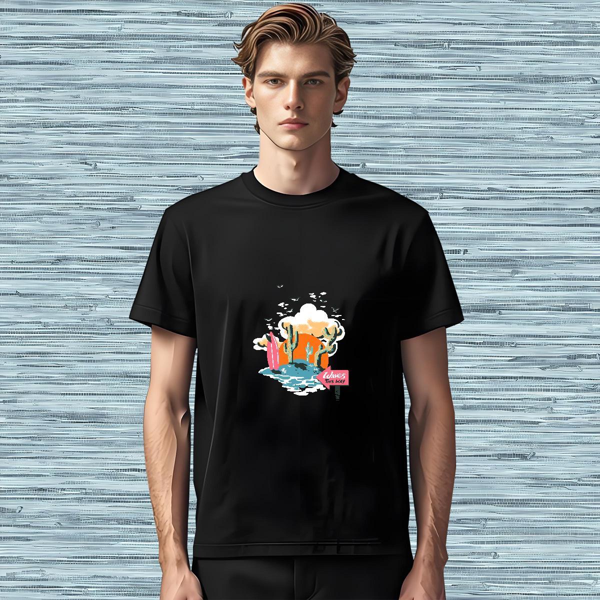 Wholesale Men T Shirts beach Polos 100% Cotton 230g Casual Soft Oversized 4XL Pure Cotton Tshirts