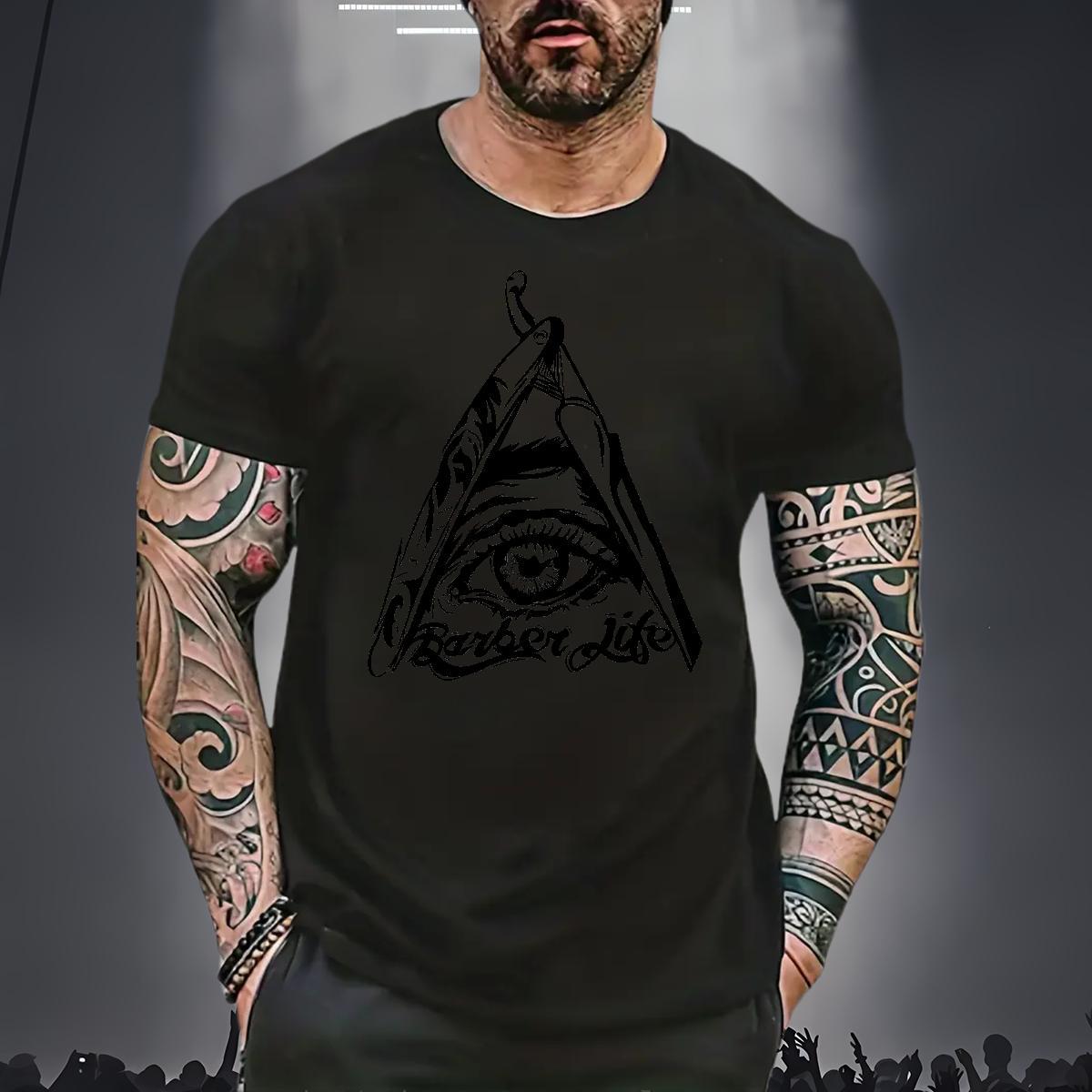Fashion Design Mens T Shirts eye of the devil Tops Tees 230g Cotton Anime Printing Street Comfortable Skull Breathable Short Sleeve Men Tshirts