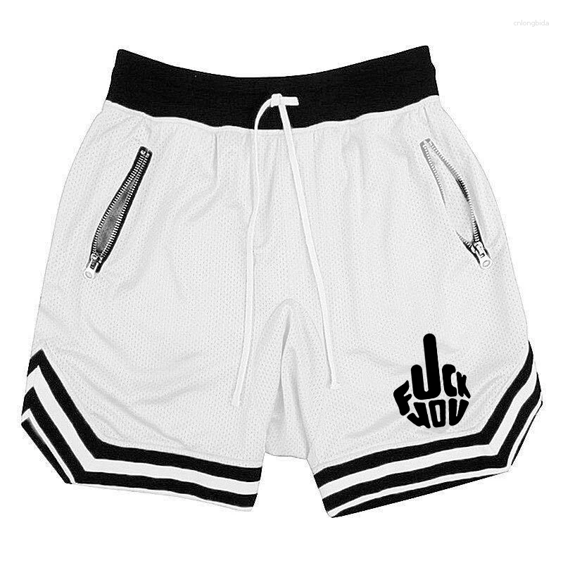 CNLONGBIDA Mens Shorts Summer Basketball Male Casual Sports Mesh Fitness Short Trousers Breathable Five Points Pant Running Clothing