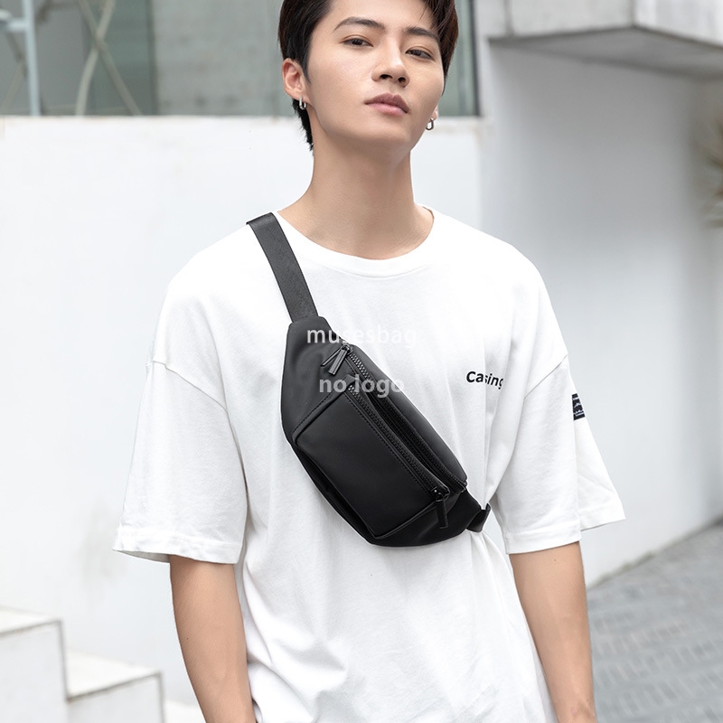New crossbody fashion brand single shoulder chest all waterproof small body bag men's diagonal waist pack da26