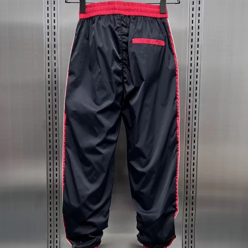 2024 Mens Jogger Casual Pants Korean Sports Running Gym Fitness Blue Trouser Clothing Digital Printing 240807