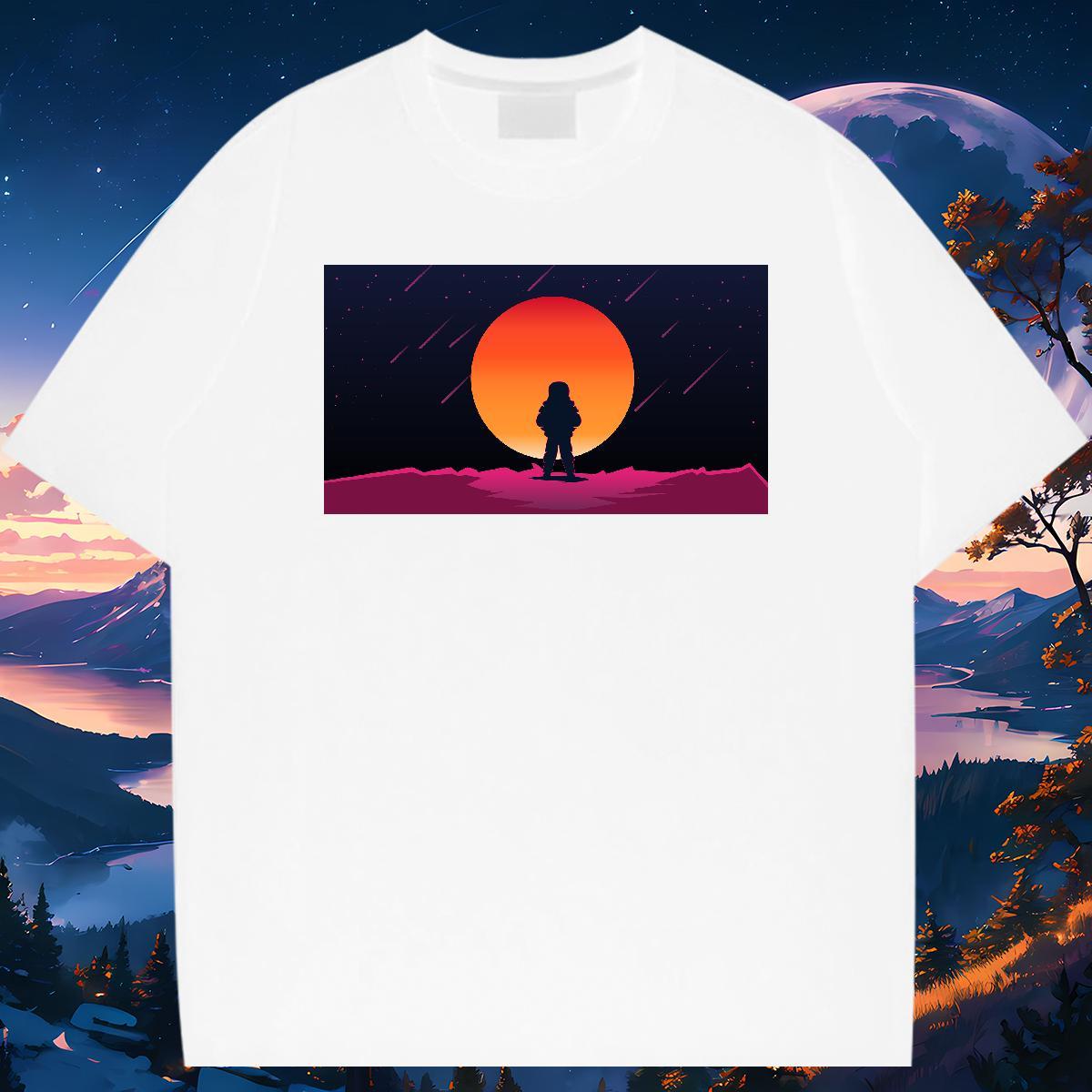 Fashion Designer T Shirt For Man Tops 230g Pure Cotton Casual Cool Design Anime Breathable Soft Men Tshirts