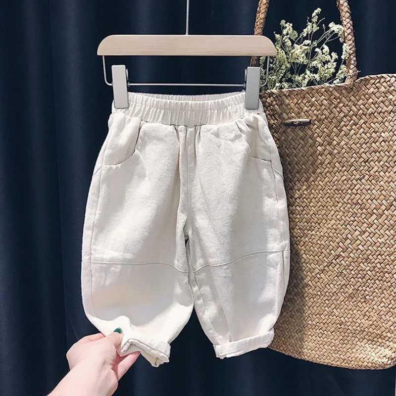 Jeans Boys Jean Pants Long Trousers Cotton 2024 Packet Spring Autumn Babys Kids Pants Teenagers Outwear High Quality Childrens Cloth