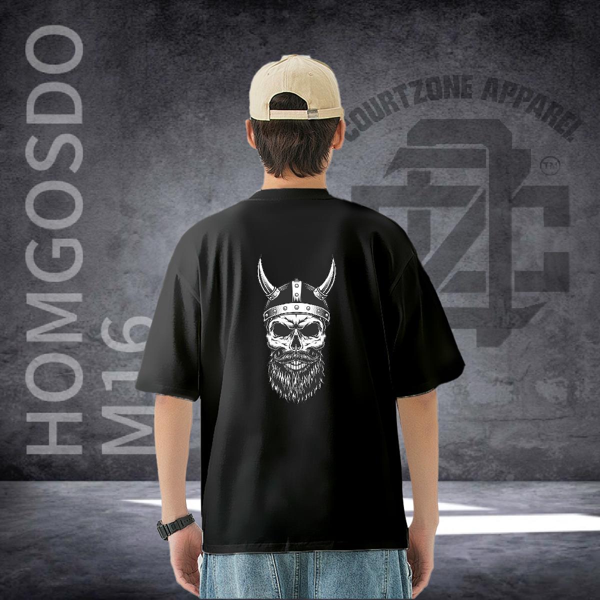 DIY Customized T-Shirts skull Clothings 100% Cotton 230g Street Casual Cool Design Customized Print Breathable Tshirt for Man Woman