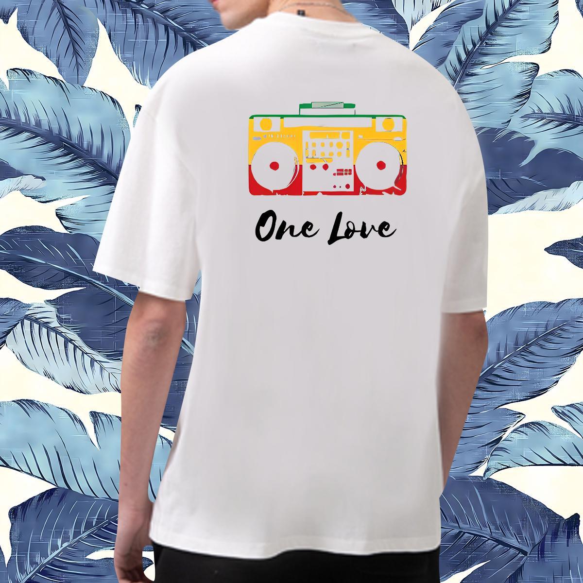 Free Shipping T-Shirts for Men letter Tops 230g Cotton Daily Wear Soft White Plus Size Breathable Short Sleeve Tshirt for Man Woman