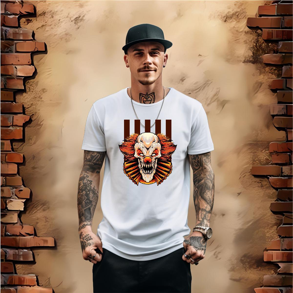 Brand T Shirts Men skull Wear 100% Cotton 230g Sports Casual Wholesale Customized Print O-Neck Short Sleeve Tshirts