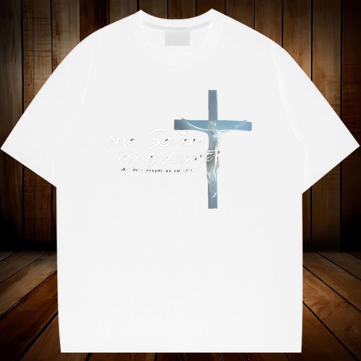 Fashion Mens T Shirts Religion Tee Shirt 230g 100% Cotton Sports Casual Comfortable DIY Breathable Short Sleeve Tshirt for Man Woman