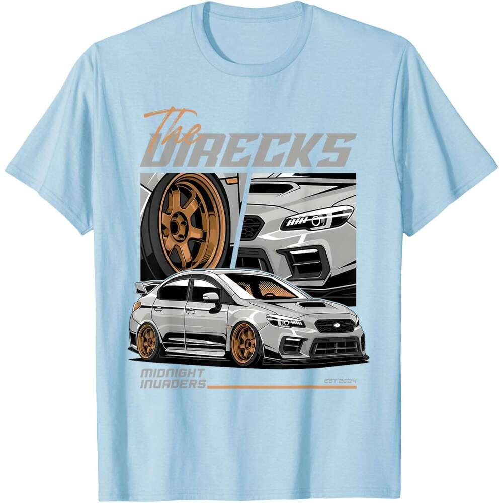 Mens T shirt Vintage Japanese Midnight JDM Ride Legendary Race Car T-Shirt shirts tshirt graphic tee Casual tops summer clothes Short sleeve