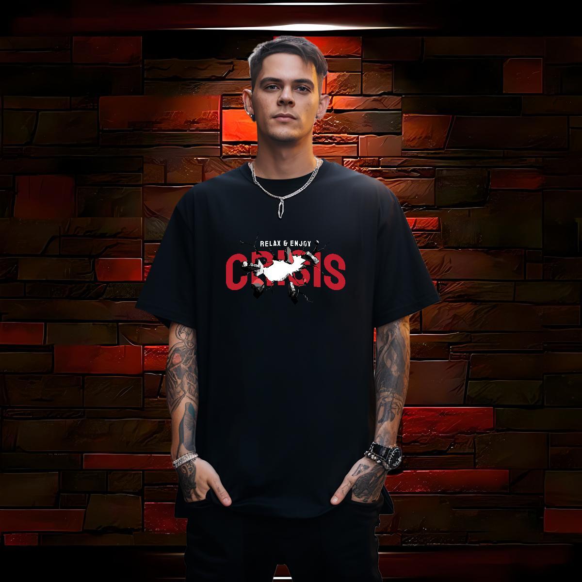 Fashion Design T shirt letter Clothes 100% Cotton 230g Anime Printing Street Soft Customized Print O-Neck Short Sleeve Men Tshirts