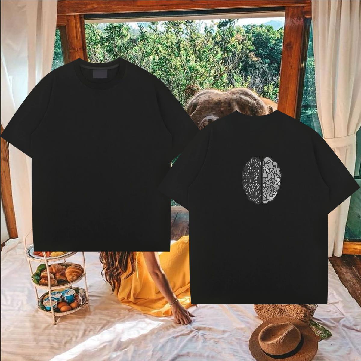 New Arrival T Shirt For Man skull Tops 230g 100% Cotton Summer Casual Comfortable White Plus Size Breathable Mens Tshirts
