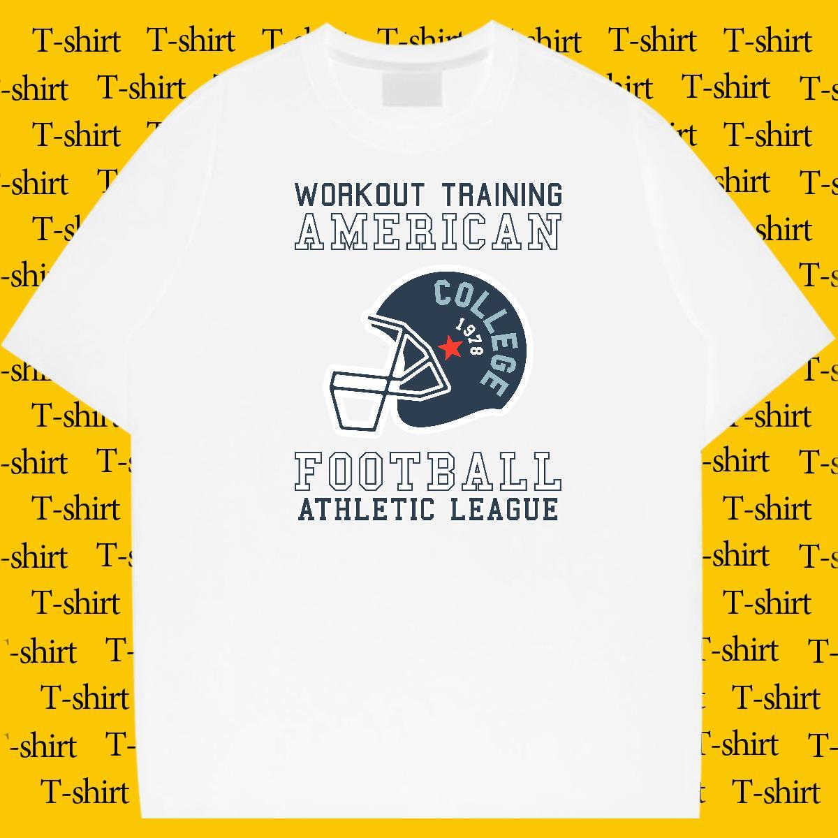 Custom T shirt letter Tees Shirts 230g Pure Cotton Spring Summer Loose Plus Size Custom Crew Neck Couples T Shirts