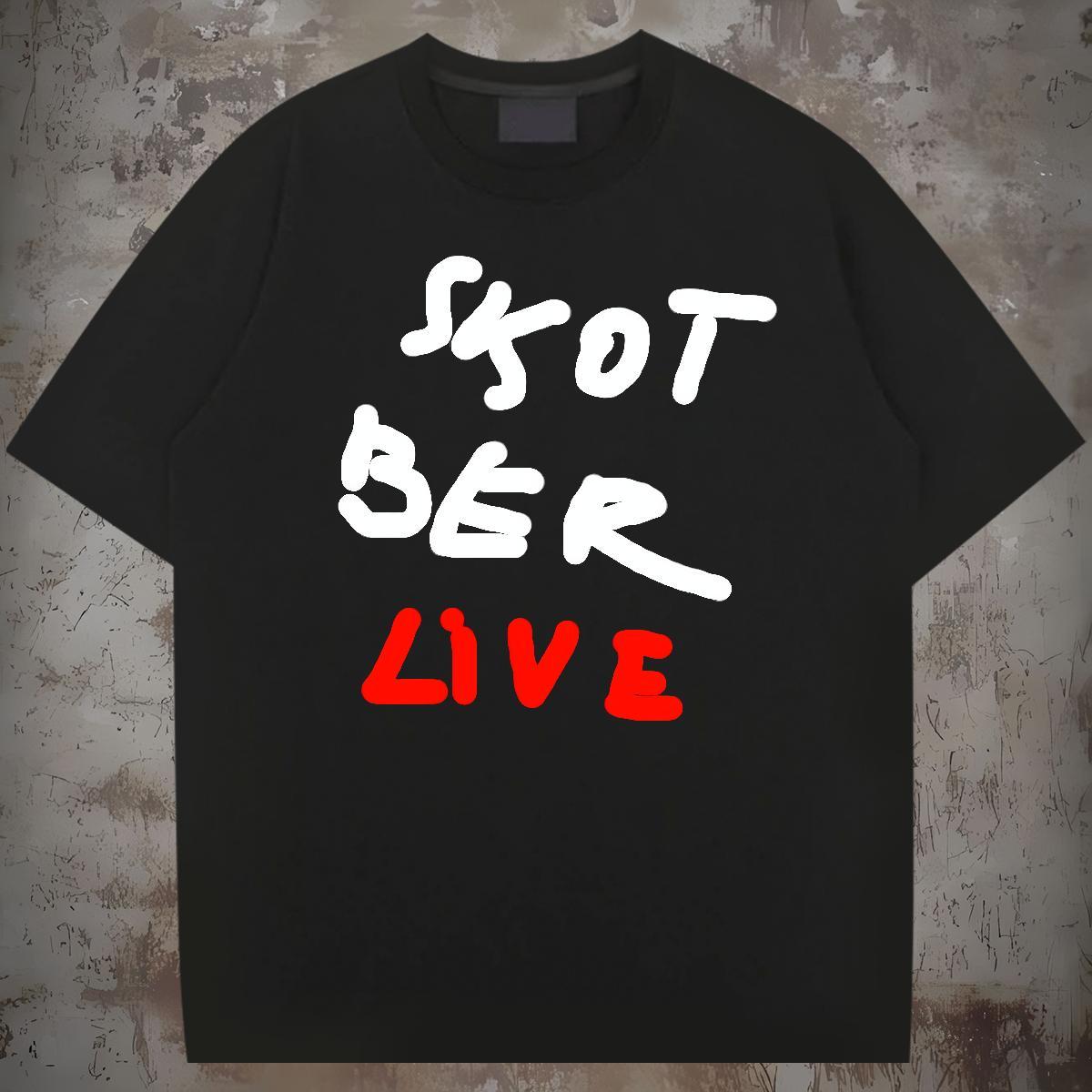 2024 T Shirts Men letter Tees 230g 100% Cotton Casual Beach Designer Oversized 3XL 4XL Breathable Soft Men Tshirts