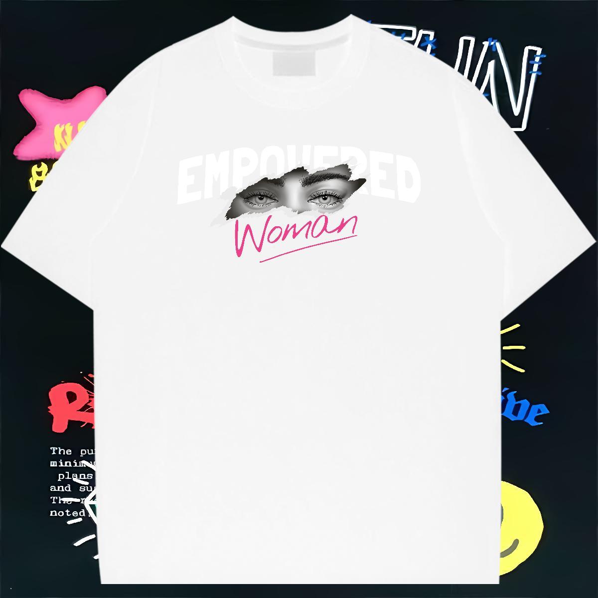 Wholesale T shirt eyes Tees Shirts 230g Pure Cotton Outdoor Soft White Plus Size Breathable Short Sleeve Men Tees
