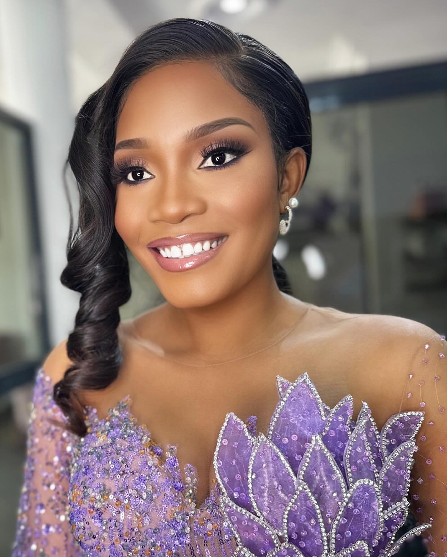 2024 Plus Size Lavender Illusion Mermaid Prom Dress Lacefull Promdress Beaded Evening Formal Party Second Reception Birthday Engagement Gowns Dresses 