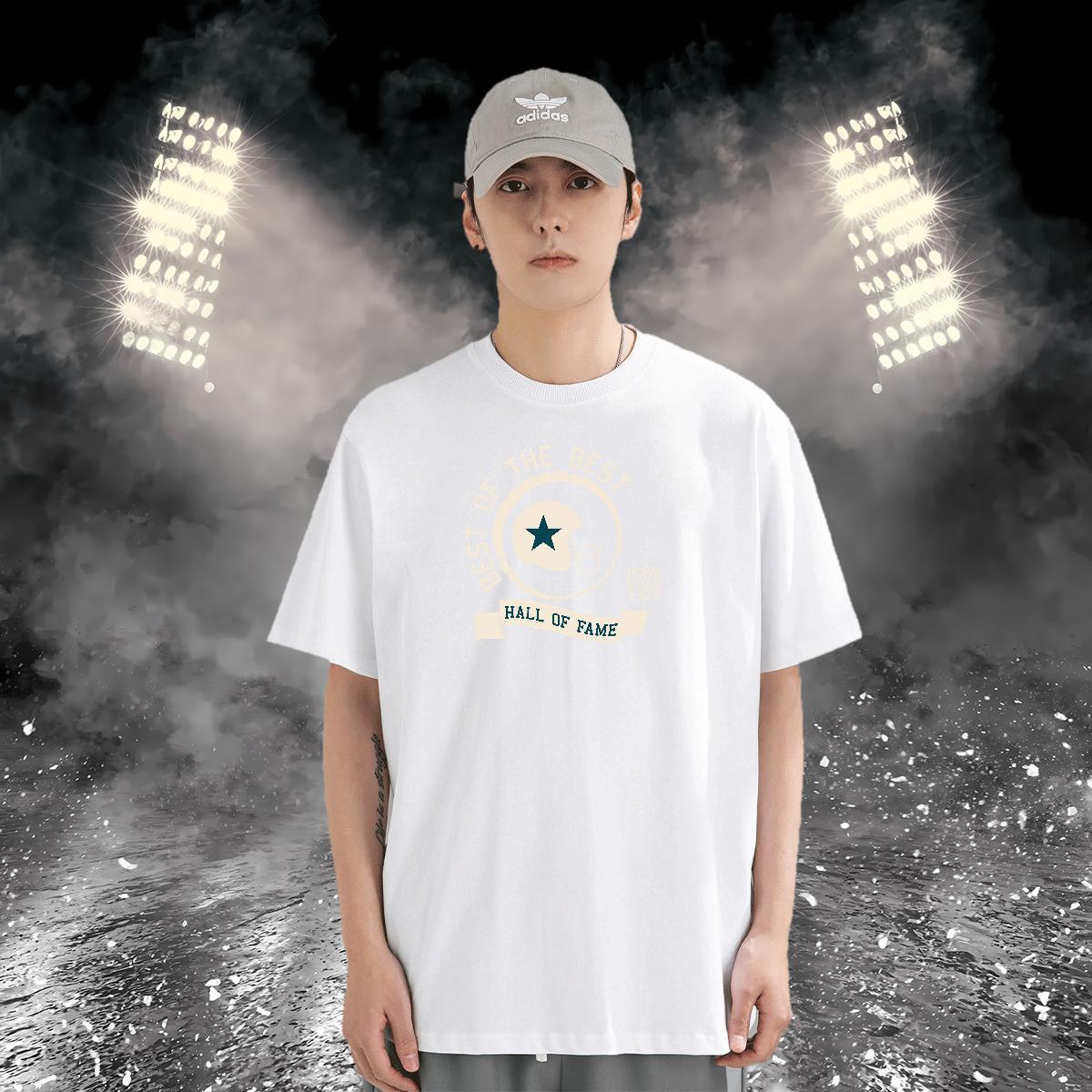 Designer Fashion Man T Shirts letter Tshirts 230g 100% Cotton Sports Casual Classic Custom Print Oversized Short Sleeve O-Neck Couples T Shirts