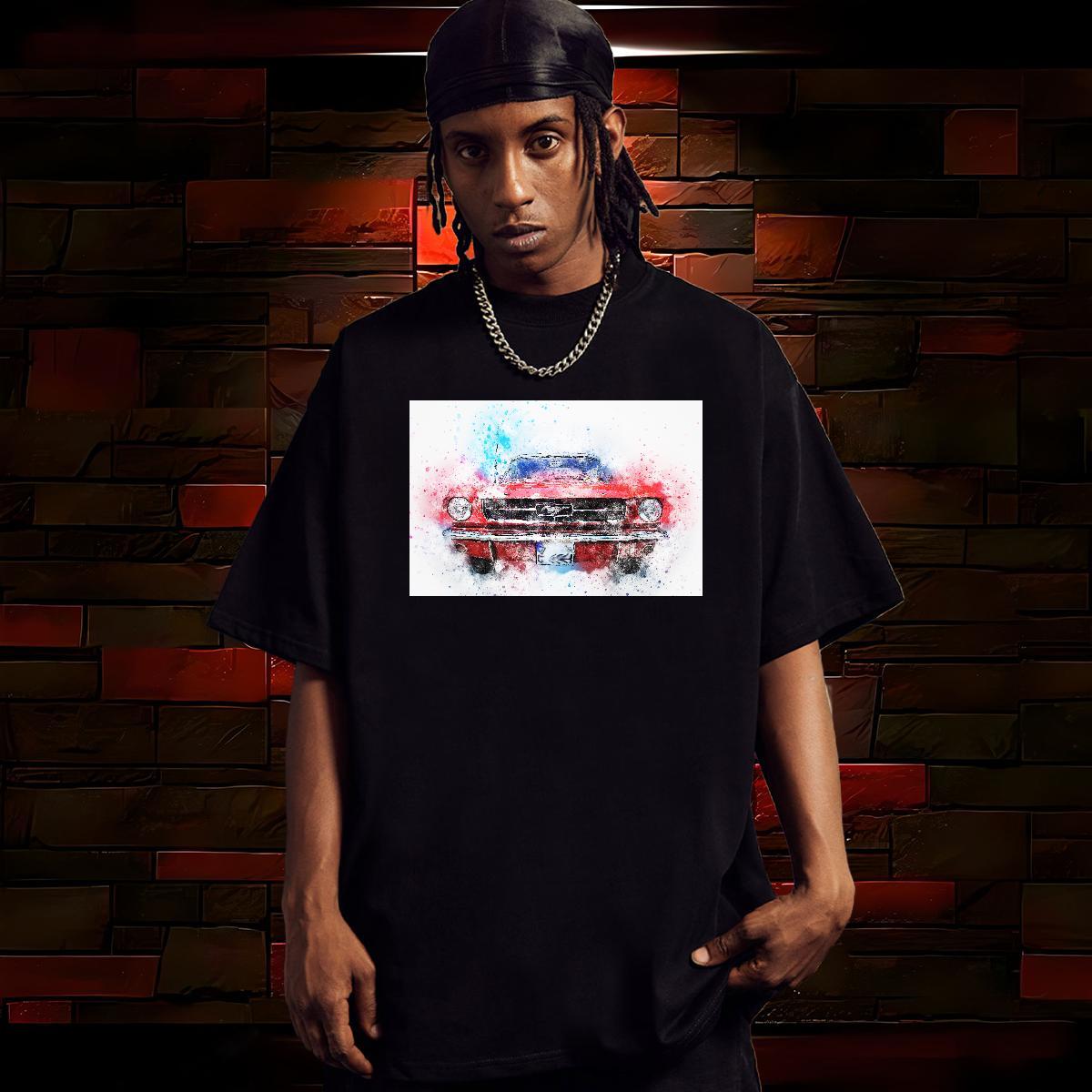 Designer Fashion T-Shirts for Men car Tees Shirts 230g Pure Cotton Sports Casual Soft Oversized 4XL Breathable Couples T Shirts
