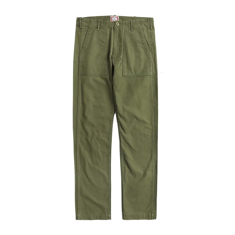 TL0002 Us Military Style Cargo Mens 8 Oz Cotton Vintage OG107 Slim Fitting Casual Pants 240806