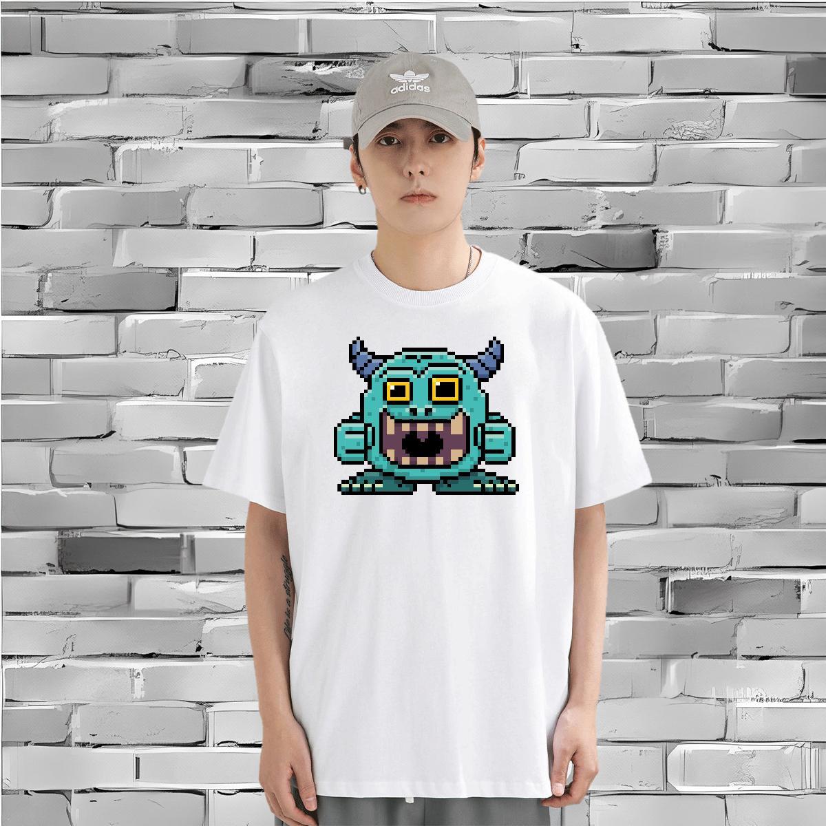 Fashion Designer Mens T Shirts ET Clothes 230g Cotton Hip Hop Loose DIY Printed Breathable Men Tshirts