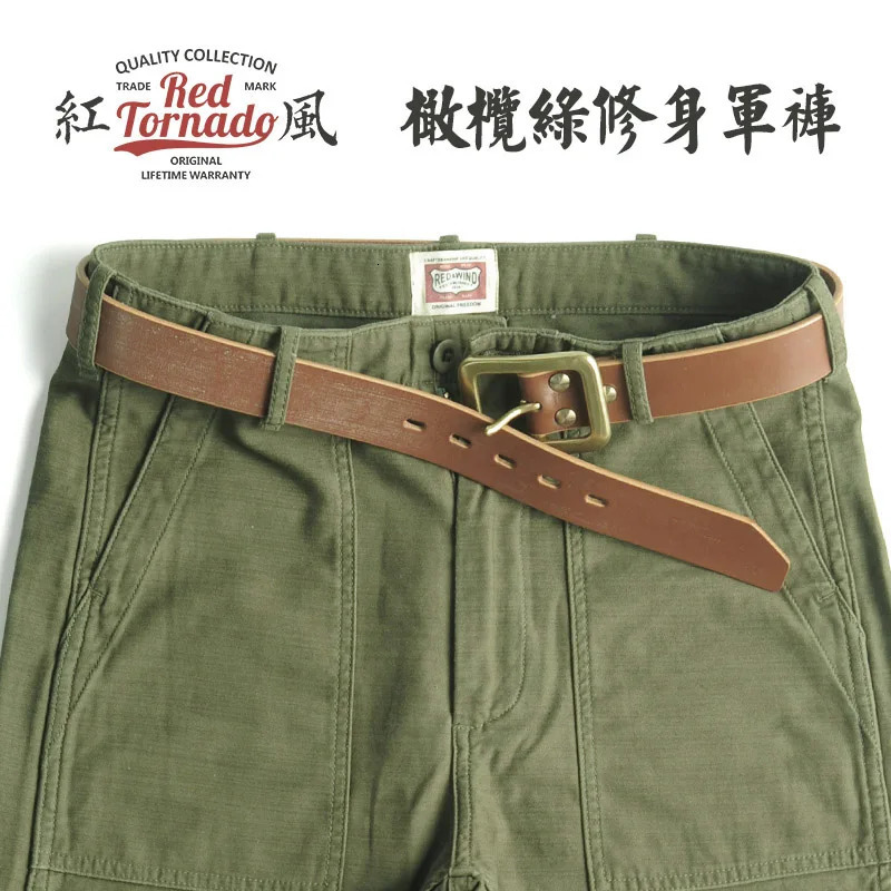 TL0002 Us Military Style Cargo Mens 8 Oz Cotton Vintage OG107 Slim Fitting Casual Pants 240806