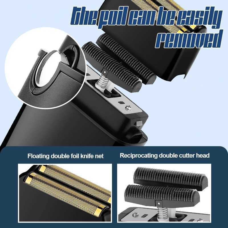 RESUXI 3-In-1 Professional Clipper Shaver Set Suitable For Hairdressers Men Trimmers And Electric Hair Clippers W240806