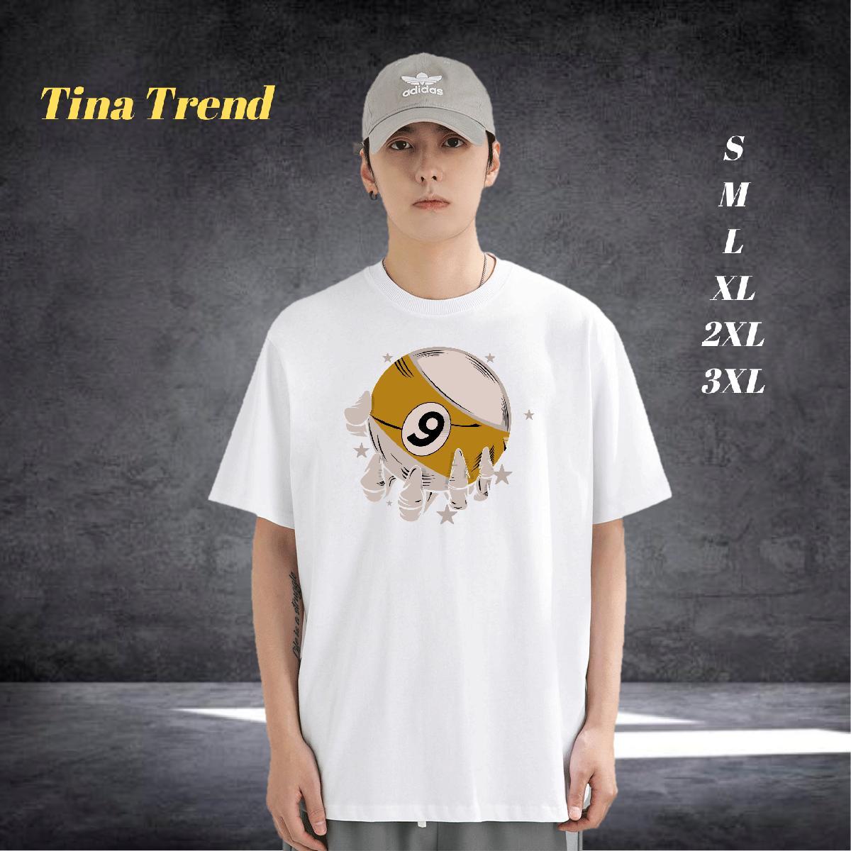 Customized T shirt ET Clothings 230g 100% Cotton Hip Hop Comfortable Cartoon Printing L-4XL Pure Cotton Couples T Shirts