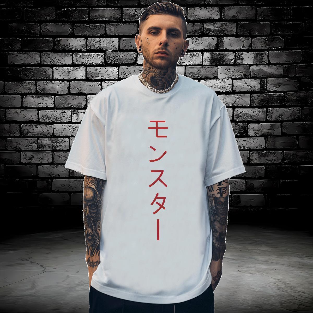 Fashion Designer T shirt letter Tees 230g 100% Cotton Anime Printing Street Comfortable Floral Print O Neck Short Sleeves Men Tshirts