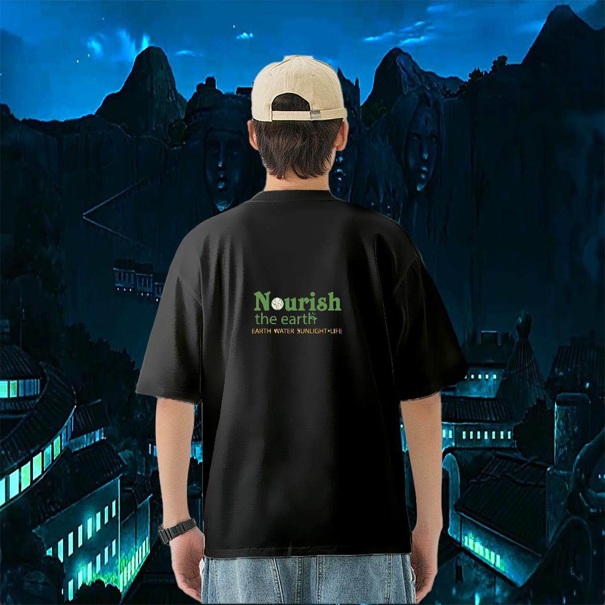 Fashion Designer T Shirt For Man letter Tees 230g 100% Cotton Anime Printing Street Loose Fit DIY Breathable Crew Neck Couples T Shirts