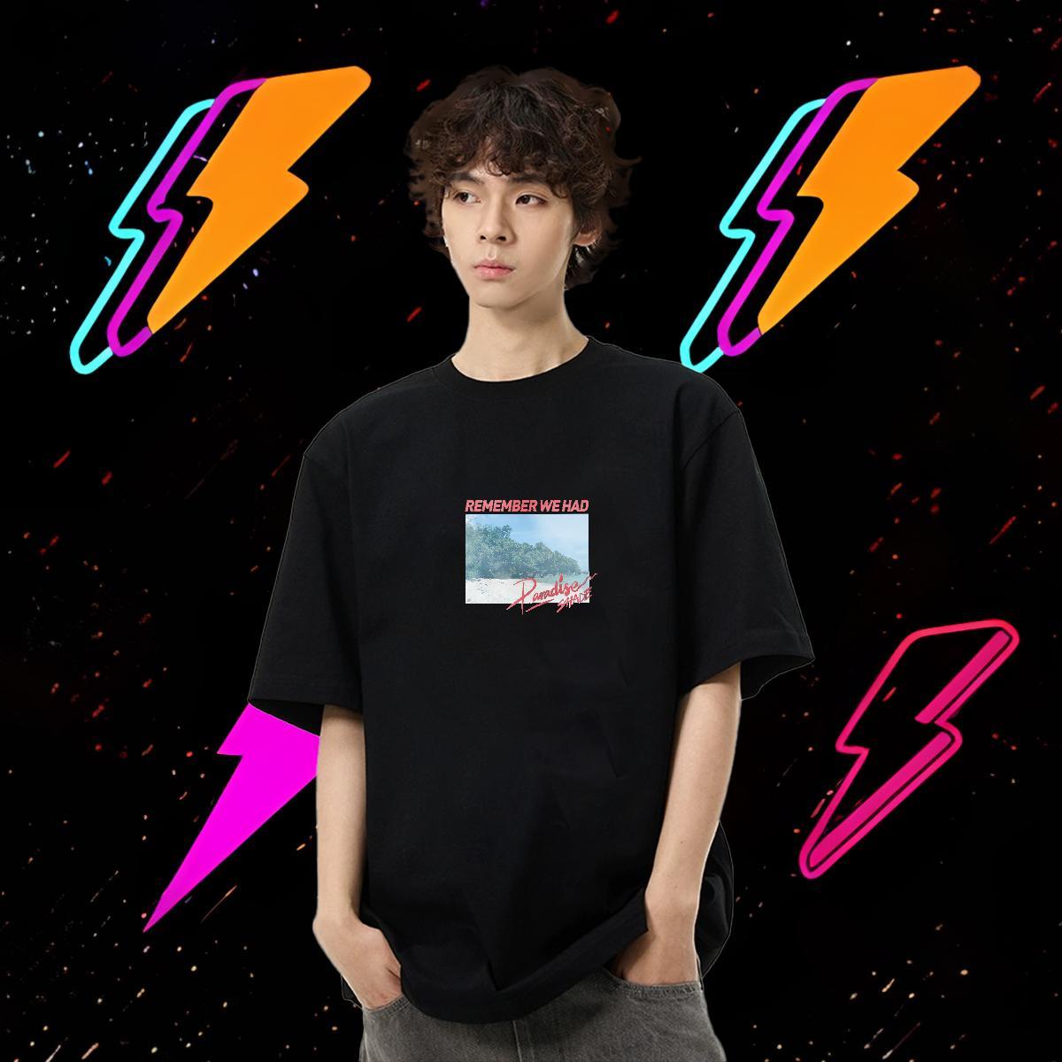 2024 Designer Man T Shirts beach Polos 230g 100% Cotton Daily Wear Comfortable Customized Crew Neck Breathable Tshirts