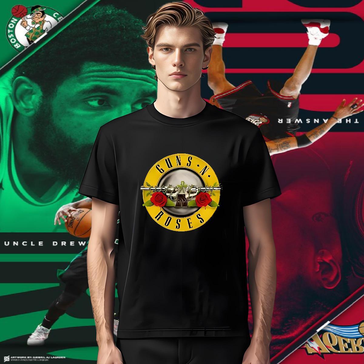 New Designer T-Shirts for Men rose Tops Tees 100% Cotton 230g Summer Casual Loose Customized Print Breathable Soft Mens Tshirts