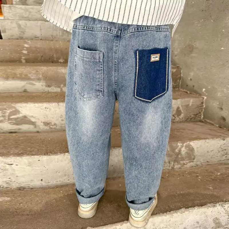 Jeans Boys Jeans New Childrens Fashion Trousers With Broken Holes For Small And Medium Sized Boys Cool Casual Pants