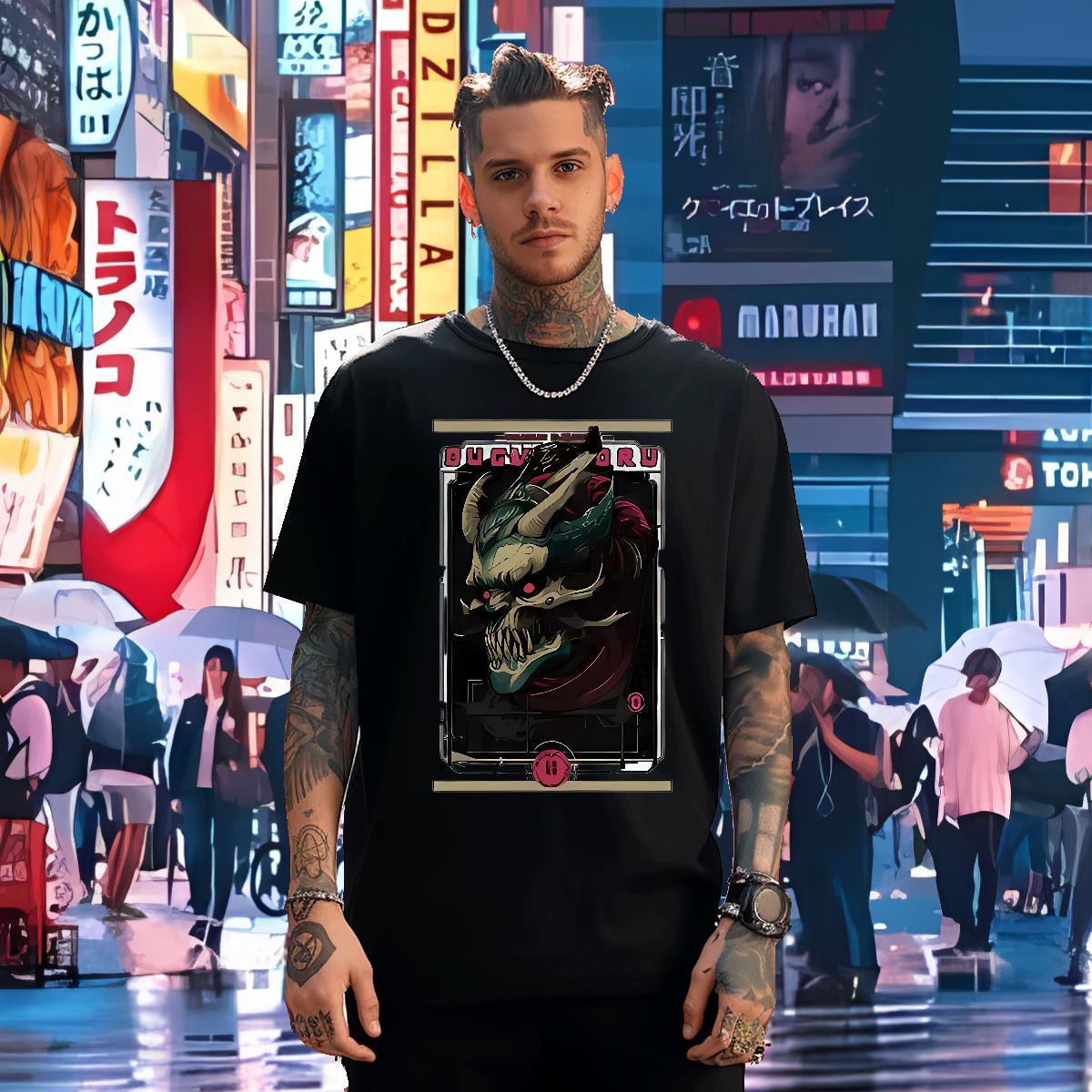 Factory Direct T shirt skull Tops Tees 230g Cotton Summer Casual Classic Cartoon Printing L-4XL Breathable Soft Men Tops Tees