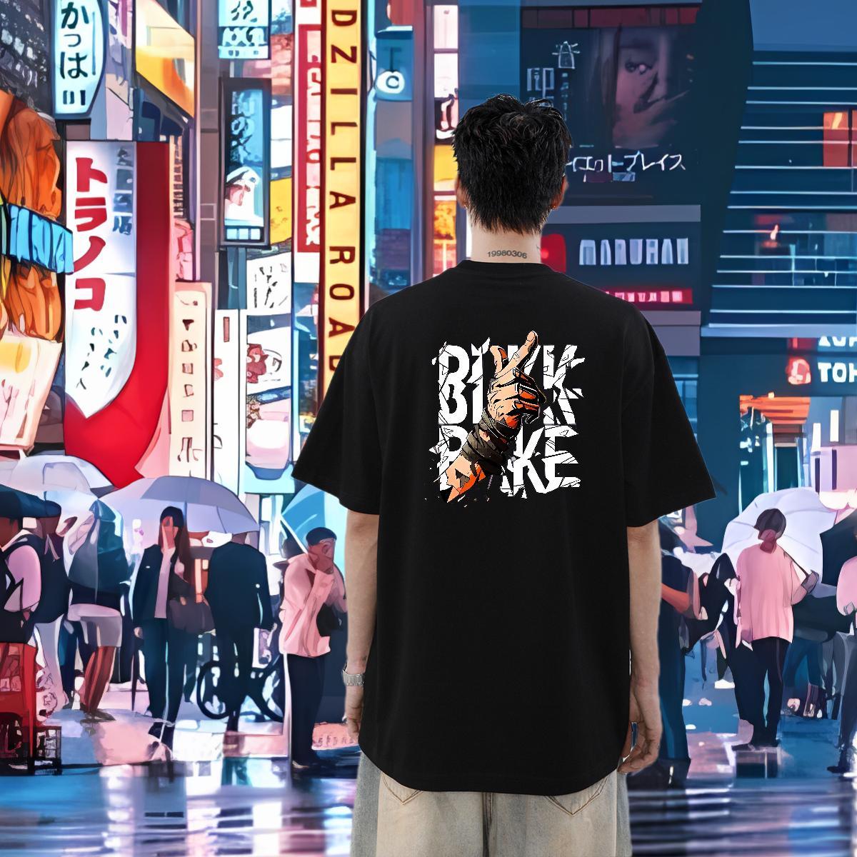Customized T-Shirts for Men hands Top Tees 230g 100% Cotton Hip Hop Comfortable Asian Size Breathable Tshirts