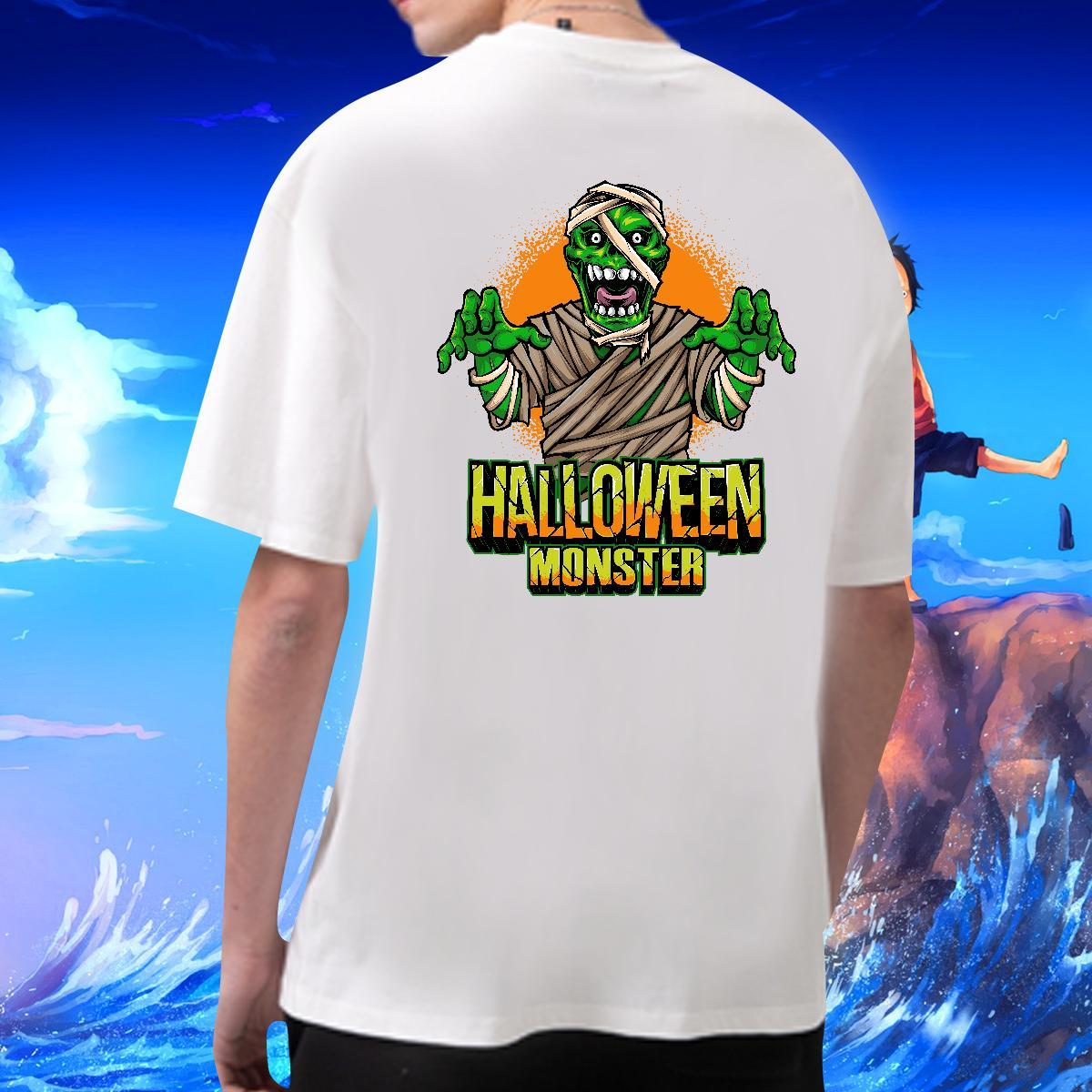 2024 Summer Mens T Shirts skull Tees Shirts 230g 100% Cotton Daily Wear Soft Oversized 4XL Short Sleeve Soft Men Clothes T-Shirt