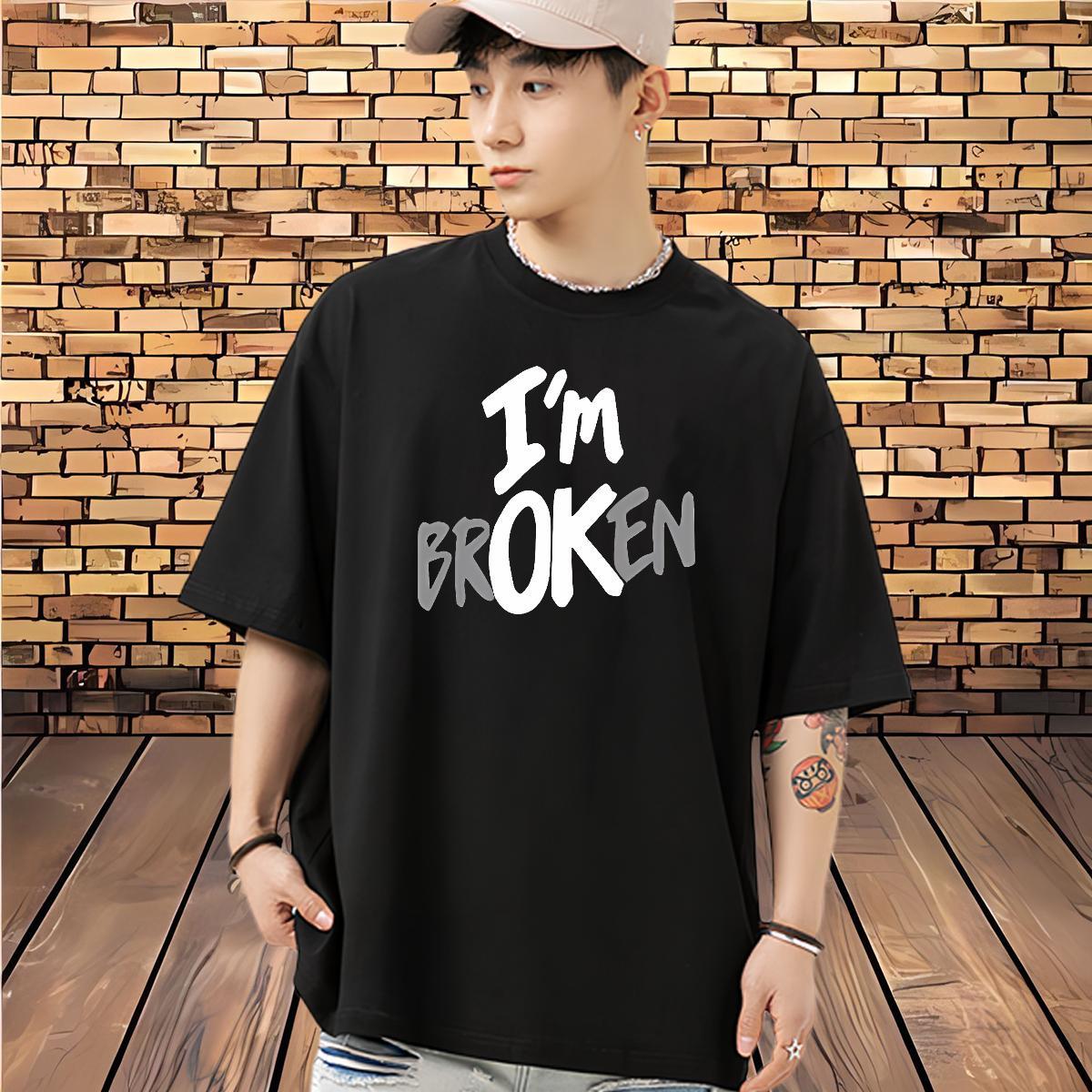 Stylist Mens T Shirts letter Tees 230g Pure Cotton Casual TOP Quality Custom Print Plus Size Breathable Short Sleeve Mens Tshirts