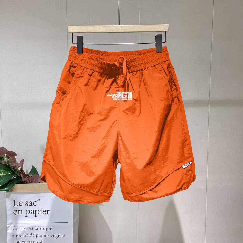 2024 Summer Shorts Quick Dry Straight Sports Trendy Loose Versatile Casual Capris Beach Pants Men's